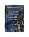 A Good Leader Spiral Inspirational Notebook - Ruled Line