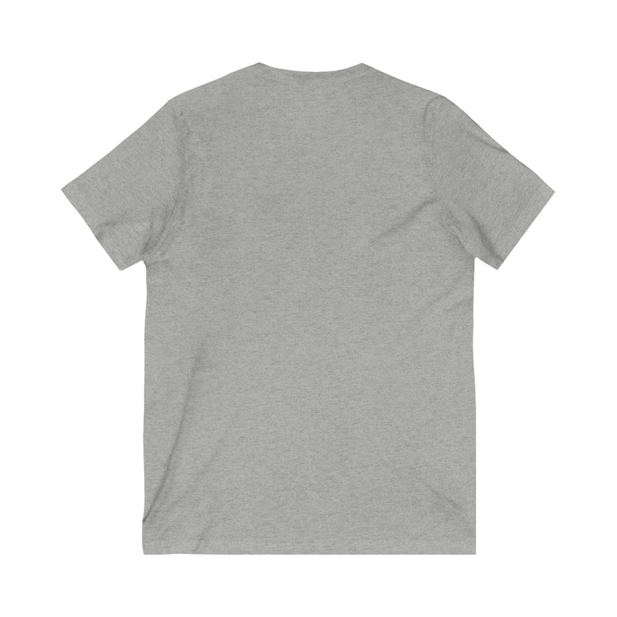 Give Yourself Time Inspirational Unisex Jersey Short Sleeve V-Neck Tee