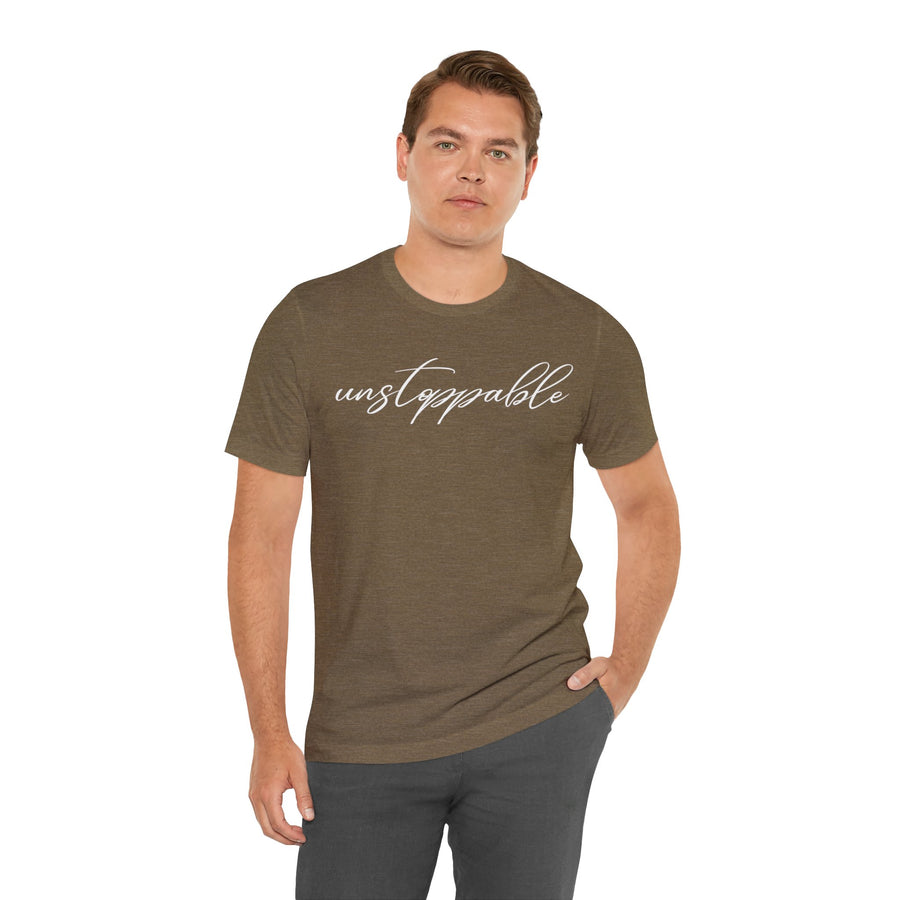UNSTOPPABLE Unisex Jersey Short Sleeve Tee