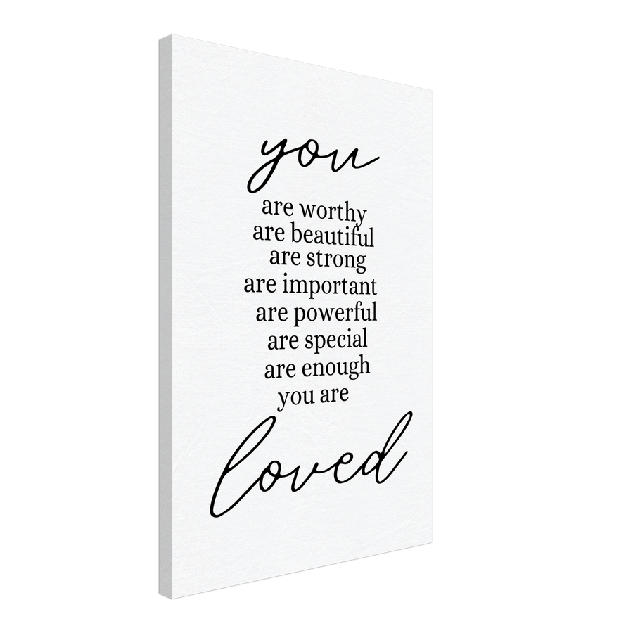 You are Loved Canvas