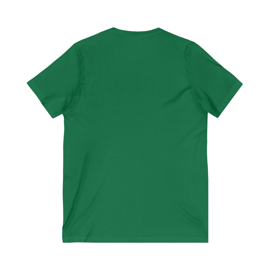 Give Yourself Time Inspirational Unisex Jersey Short Sleeve V-Neck Tee