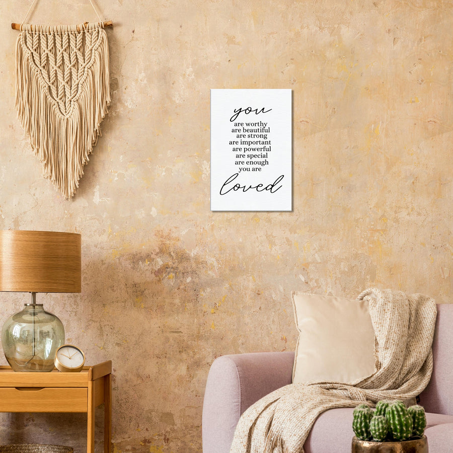 You are Loved Canvas