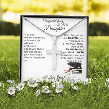 Graduation | Congratulations (Cross Necklace)