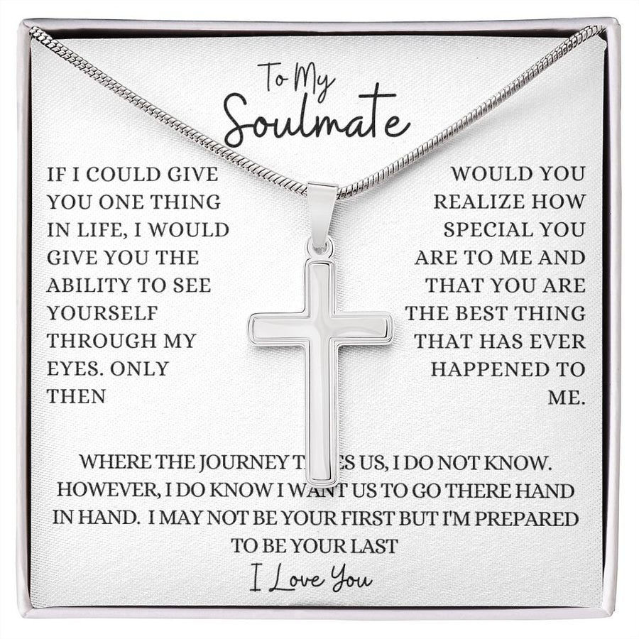 Soulmate | The Journey (Stainless Steel Cross Necklace)
